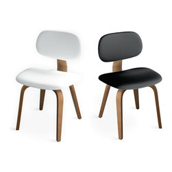 Thompson Upholstered Molded Plywood Dining Chair - Dining Chairs