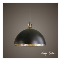 Uttermost Placuna 1-Light Pendant, Bronze