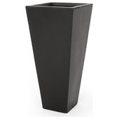 Unique Large Riveted Zinc Planter Set of 2 for Outdoor or Indoor Use, Garden, Deck, and Patio