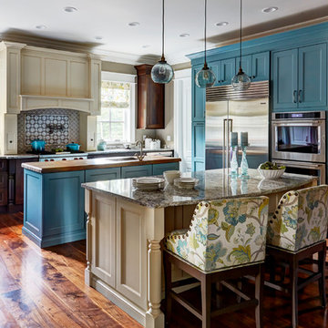 Award Winning Blue Kitchen