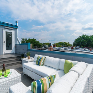 Roof Deck on Historic Row House