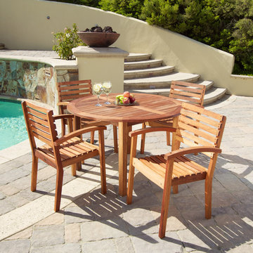 Contemporary Outdoor Patio Dining Set