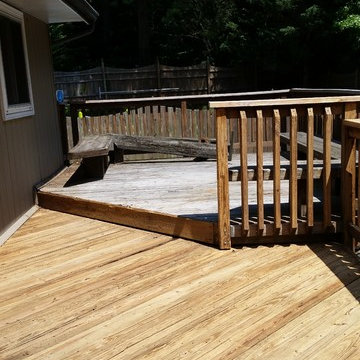 Deck renovation and addition