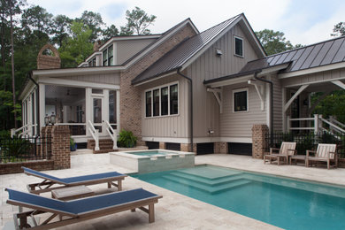 Inspiration for a coastal pool remodel in Other