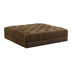 Paris Ottoman - Tufted - Baker Furniture - Footstools And Ottomans