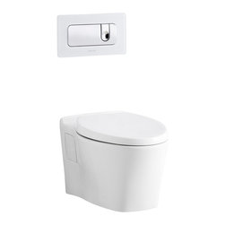 Pleo Wall-Mount Bowl and Carrier System Package, Less Actuator and Seat - Toilets