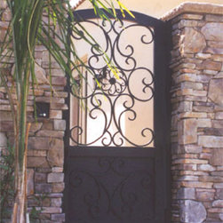 Wrought Iron Walk Gate - Home Fencing And Gates