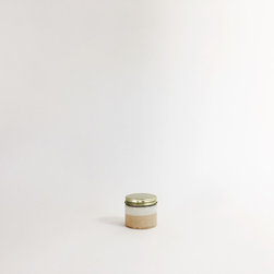 Small Concrete Jar / Blush Two Tone Flip - Decorative Jars And Urns