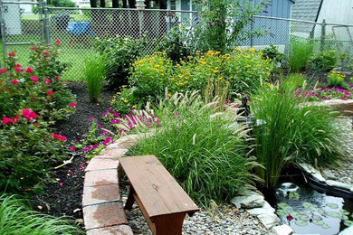 This is an example of a traditional landscaping in Philadelphia.