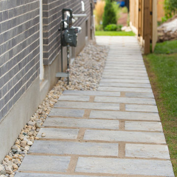 Dry Stream Landscape & Walkway