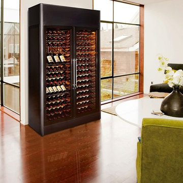 EuroCave wine cabinet at home
