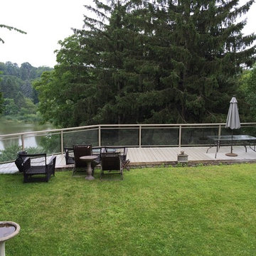 Aluminum and Glass Deck Railings - 114