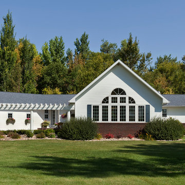 A bright, colorful North Dakota home