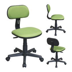 Green Fabric Task Office Chair - Office Chairs