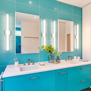 Teal Master Bath