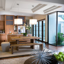 Rustic rooms in traditional homes