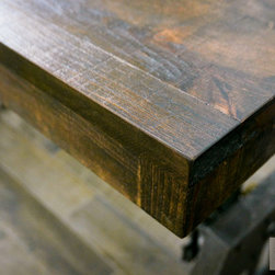 Rustic Wood Desk top - Desks And Hutches