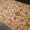 3'2''x5'2'' Hand Knotted Wool Peshawar Oriental Area Rug Beige Color