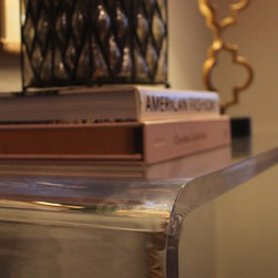 Clear Acrylic Waterfall Table - Side Tables And End Tables