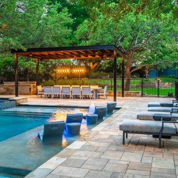 Plano Texas | Backyard Landscape and Pool