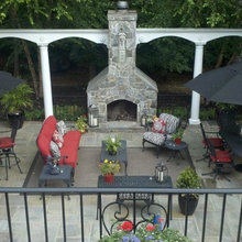 Outdoor fireplace