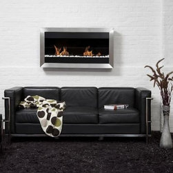 Square Large 2 Bio-Ethanol Fireplace - Indoor Fireplaces