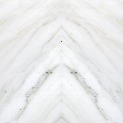 Calacatta Vision Polished Marble Tile 12 x 24 Bookmatch - Kitchen Countertops