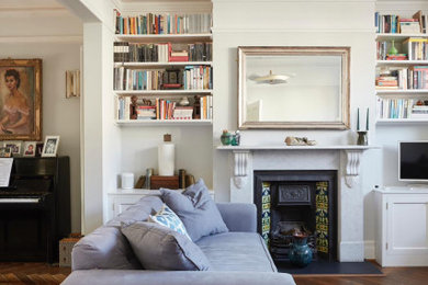 Living room - contemporary living room idea in London