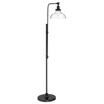 Craftmade 86257 56" Tall Arc Floor Lamp - Flat Black