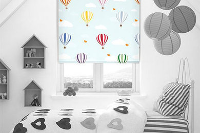 Example of a zen kids' room design in Other