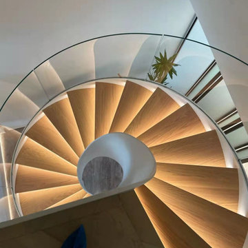 Penthouse Curved Staircase