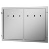 VEVOR Outdoor Kitchen Doors BBQ Kitchen Doors 19x28" Stainless Steel Cabinet