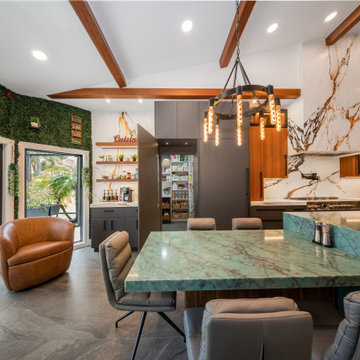Hidden Pantry Reveal in Seamless Cabinetry
