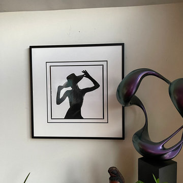 Tyler Shields Hat Silhouette & Don Frost Dharma Sculpture