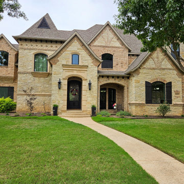 Modern Black Replacement Windows Transform Fort Worth Home