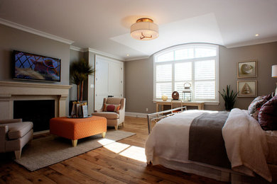 Example of a trendy bedroom design in Ottawa