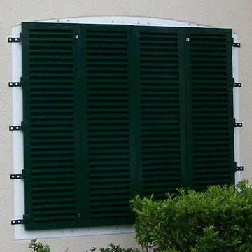 Apopka, FL - Cape Cod Colonial Shutters - Deployed for Hurricane Protection