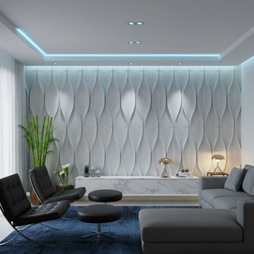3D Stone wall Carving