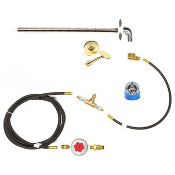 24" Single Linear Burner and Complete Deluxe Kit for Propane