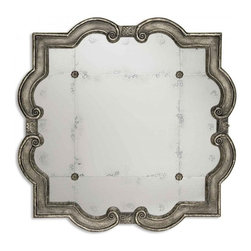 www.essentialsinside.com: prisca distressed silver mirror large - Wall Mirrors
