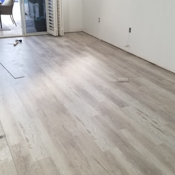 Flooring and Living Room Remodel