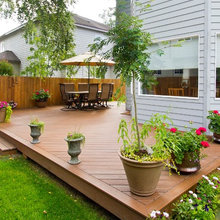 Backyard deck