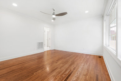 Example of a trendy bedroom design in Raleigh