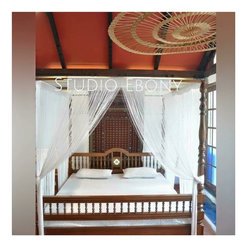 Valayapatti Teakwood 4 Post Bed - Products