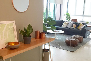 Contemporary with Warm Tones