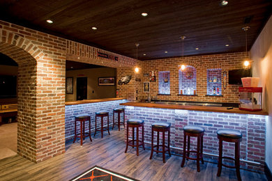 Basement - traditional basement idea in Philadelphia