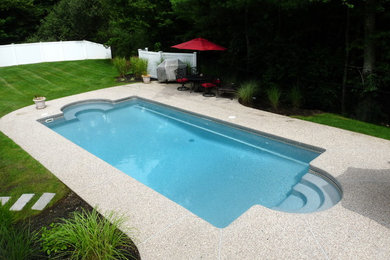 This is an example of a traditional pool in Boston.