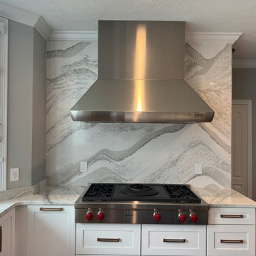 Impressive Kitchen feat. Full Height Cambria Quartz Splash