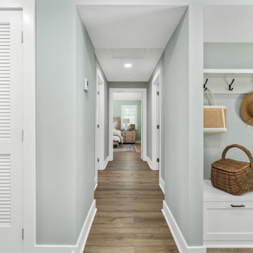 Franklin TN Home Remodel – Calming Green Interiors With Modern Rustic Touches