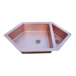 Copper sinks and counters - Kitchen Sinks